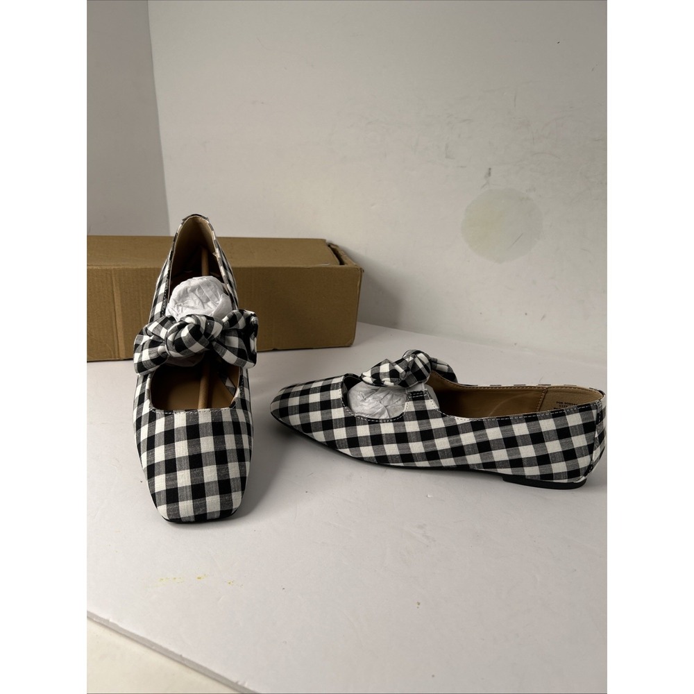 Journee Collection Seralinn Ballet Flat, Style: SERALINN, Size 8.5 , Black Plaid